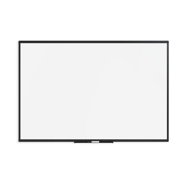 U Brands PINIT Magentic Dry-Erase Whiteboard, 48 x 72, Aluminum Frame With Black Finish