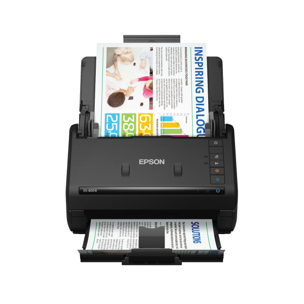 WorkForce ES-400 II Duplex Desktop Color Document Scanner with Auto Document Feeder