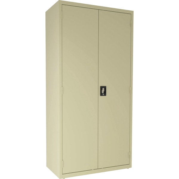 UPC 035255000178 product image for Lorell® Fortress 4-Shelf Steel Janitorial Cabinet, 72