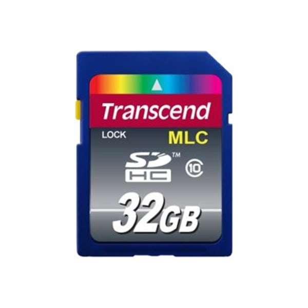 Transcend - Flash memory card - 32 GB - Class 10 - SDHC -  TS32GSDHC10M