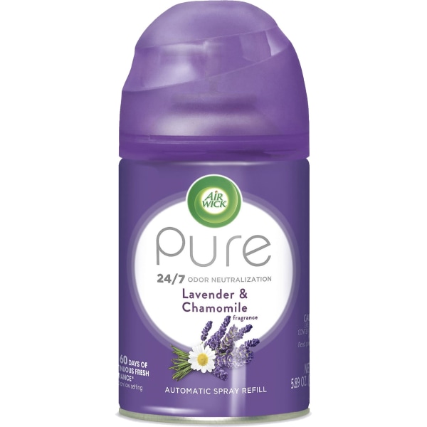Air Wick Freshmatic Dispenser Refills 617 Oz LavenderChamomile Carton Of 6 Refills