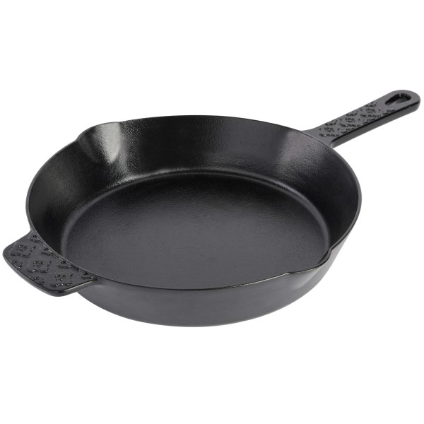 Spice by Tia Mowry Savory Saffron PreSeasoned Cast Iron Skillet 10 Black