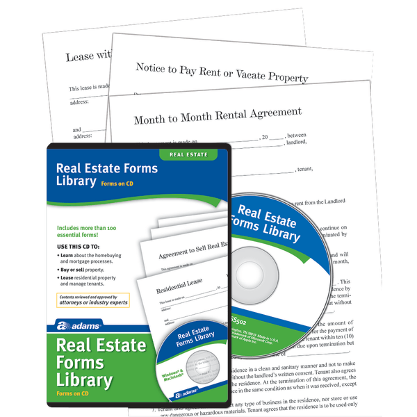 UPC 053926602476 product image for Adams® Real Estate Forms Library | upcitemdb.com