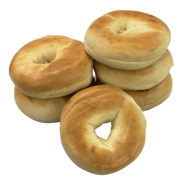 National Brand Fresh Plain Bagels Pack Of 6