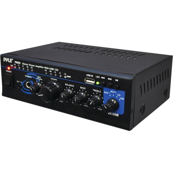 UPC 068888901574 product image for Pyle PTAU45 Amplifier - 120 W RMS - USB | upcitemdb.com