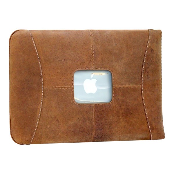 MacCase Premium Leather Sleeve - Notebook sleeve - 13"" - vintage - for Apple MacBook (13.3 in); MacBook Air (13.3 in); MacBook Pro (13.3 in) -  L13SL-VN
