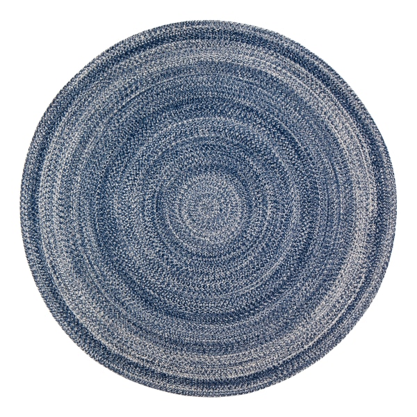 Photos - Area Rug Anji Mountain Epona Braided Round Rug, 4', Blue