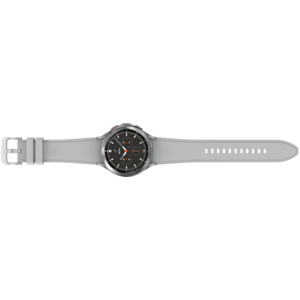 Photos - Smartwatches Samsung Galaxy Watch4 Classic, 46mm, Silver, LTE - 16 GB - 1.50 GB Standard Memory - 1.4" - Android Wear - Bluetooth - GPS  