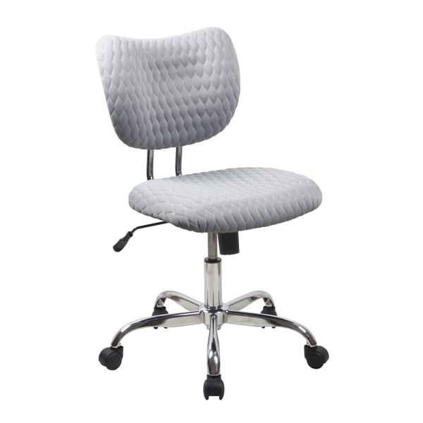 Realspace&reg; Jancy Quilted Fabric Low-Back Task Chair 8682753
