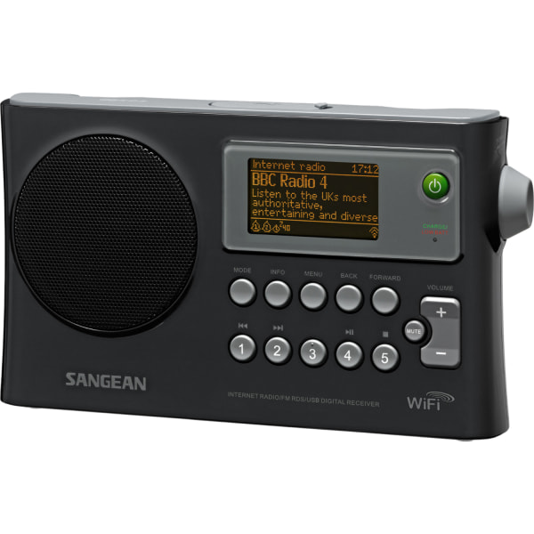 WFR-28 Portable Wifi Internet Radio - Black