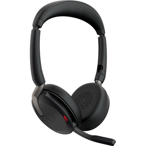 Jabra Evolve2 65 Flex Headset - Stereo - Wireless - Bluetooth - 98.4 ft - 20 Hz to 20 kHz - On-ear - Binaural - 2669999988901