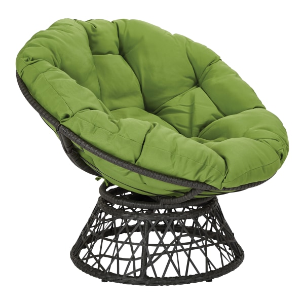 Office Star Papasan Chair, Green/Black - BF25292-6 - Furniture With these stylish chairs in your living room or s sku BF25292-6