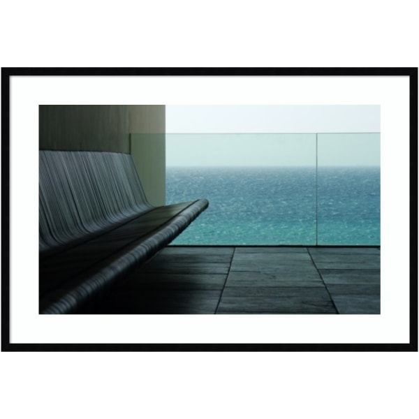 Amanti Art The Sound Of The Sea by Florian Zeidler Wood Framed Wall Art Print, 41""W x 28""H, Black -  A42705536041