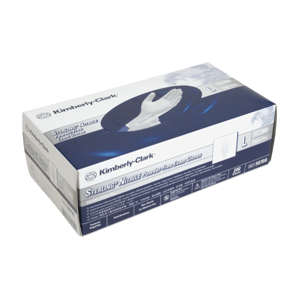 Kimberly-Clark® Sterling Exam Gloves, Large, Light Gray, Box Of 200 -  50708