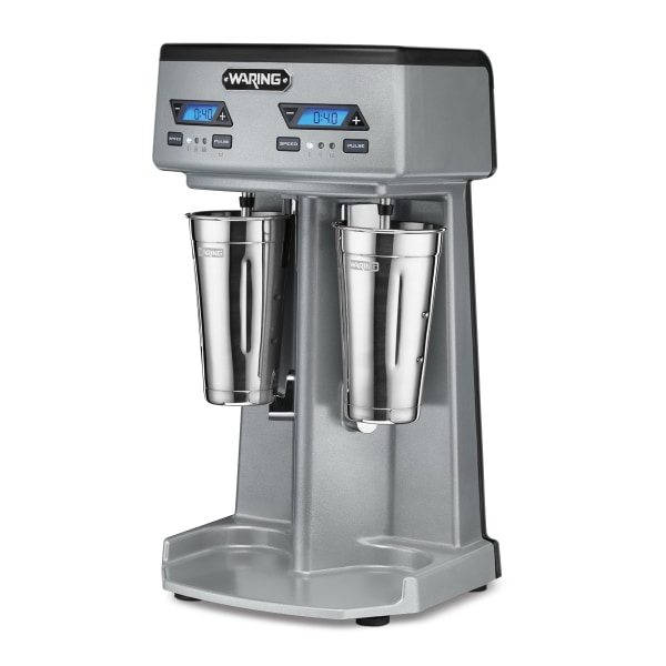 Waring Double Spindle 3-Speed Drink Mixer, Silver -  WDM240TX