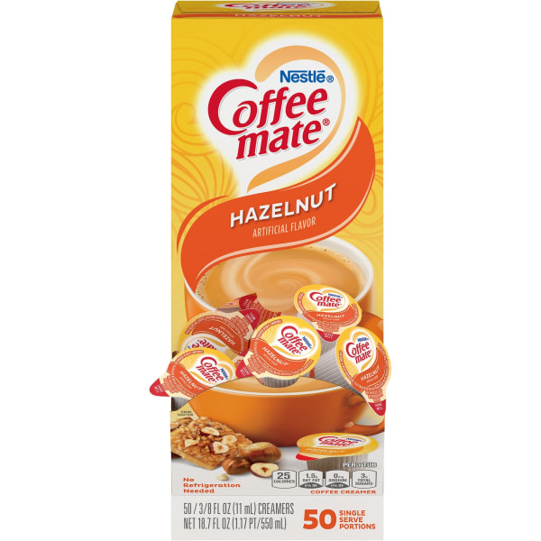 ( Best by Sept 2024 ) COFFEE CREAMER, HAZELNUT 