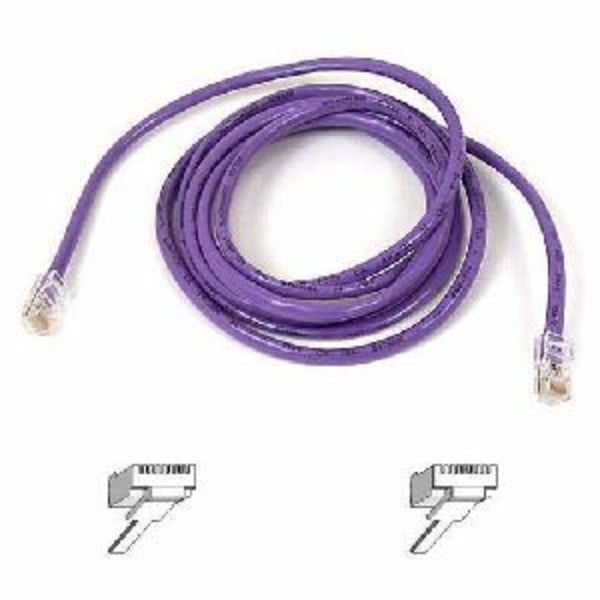 UPC 722868140086 product image for Belkin Cat5e Patch Cable - RJ-45 Male - RJ-45 Male - 3ft - Purple | upcitemdb.com