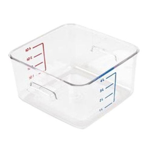 Rubbermaid® Food Storage Container, 4 Qt, Clear -  FG630400CLR