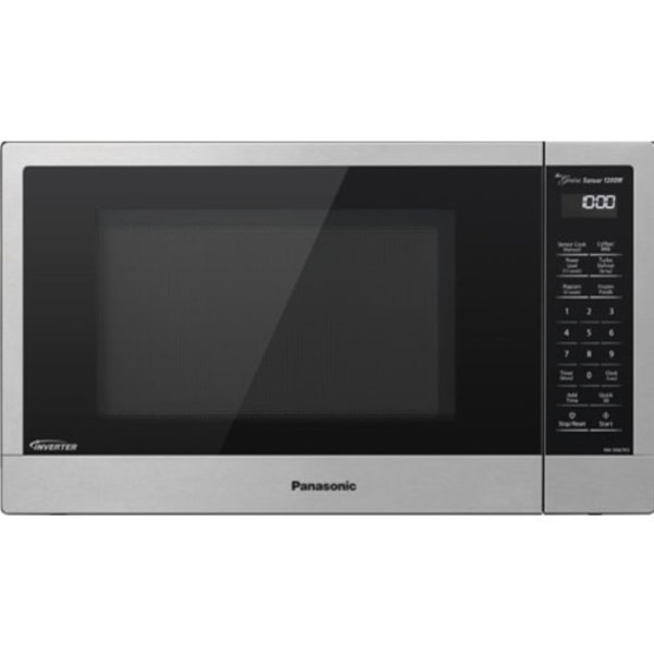 Microwave Oven - Single - 1.2 ft³ Capacity - Microwave - 11 Power Levels - 1200 W Microwave Power - 120 V AC - Freestanding - Blac - Panasonic NN-SN66KB
