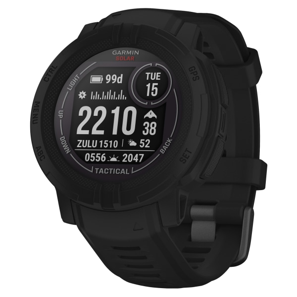 Garmin Instinct 2 Solar Tactical Edition GPS Smartwatch, Black