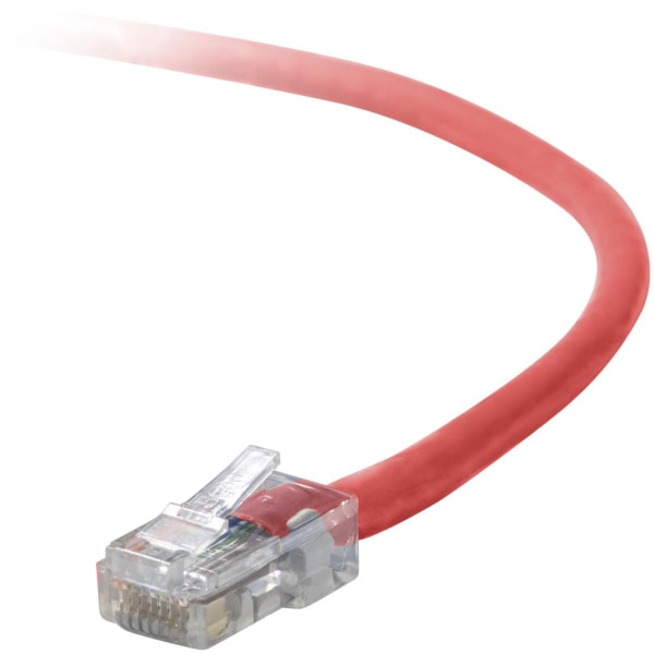 UPC 722868155578 product image for Belkin Cat5e Cable - RJ-45 Male - RJ-45 Male - 1ft - Red | upcitemdb.com