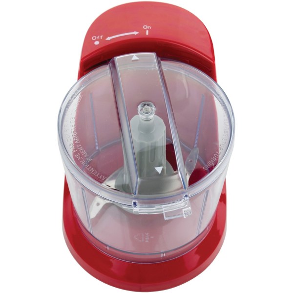 Photos - Mixer Brentwood MC-109R 1.5 Cup Mini Food Chopper, Red - 1.5 Cup  - 100 W - Red (Capacity)