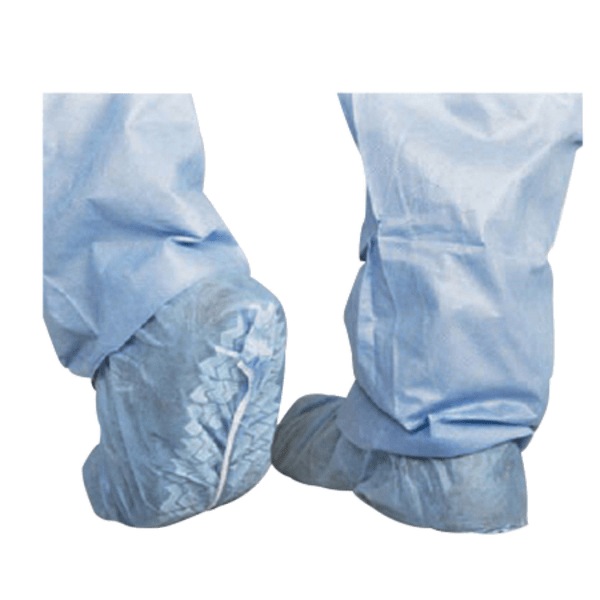 UPC 080196745817 product image for Medline Skid-Resistant Scrub Shoe Covers, Blue, Pack Of 100 | upcitemdb.com