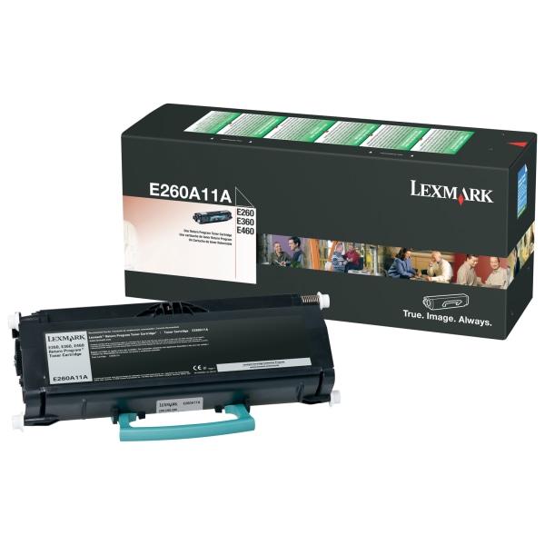 Lexmark&trade; E260A11A Return Program Black Toner Cartridge LEXE260A11A