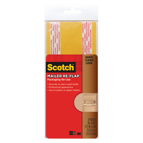 UPC 051141351971 product image for Scotch® Packaging Re-Use Mailer Re-Flaps, 3 3/4