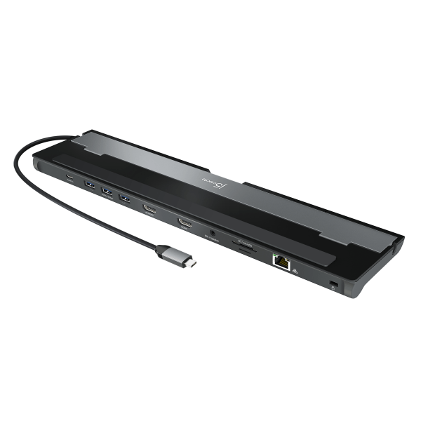 Photos - Card Reader / USB Hub j5create USB-C Dual HDMI� Docking Station, Gray/Black, JCD542 JCD542 