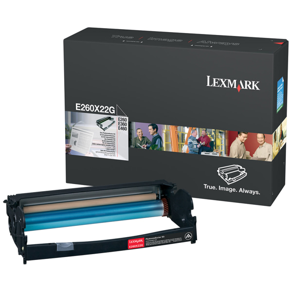 Lexmark International LEXE260X22G Photo Conductor Kit- 30000 Page Yield- Black