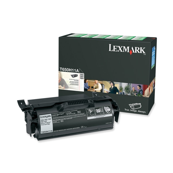 Lexmark&trade; T650H11A High-Yield Black Toner Cartridge LEXT650H11A