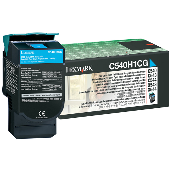 UPC 734646083461 product image for Lexmark™ C540H1CG Cyan Return Program Toner Cartridge | upcitemdb.com