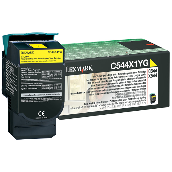 UPC 734646083560 product image for Lexmark™ C544X1YG Yellow High Yield Toner Cartridge | upcitemdb.com