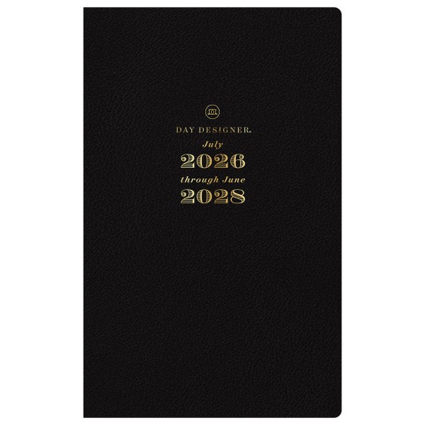 Deluxe Planner DD Black FL 5x8 AY26-27 Monthly