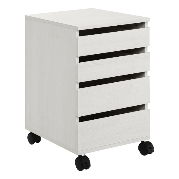 OSP Home Furnishings - Holly Mobile Storage Cart - White