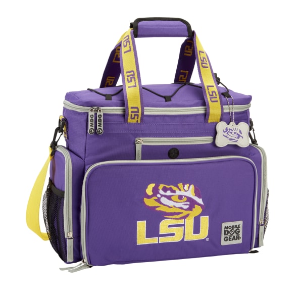 Mobile Dog Gear NCAA Week Away Bag, 12""H x 8""W x 16-1/2""D, LSU Tigers -  NCAA1-LSU