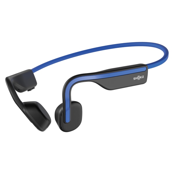 Shokz OpenMove Bone-Conduction Open-Ear Lifestyle Headphones with Microphones, Blue (S661-ST-BL-US) | Quill