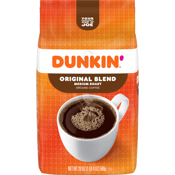 Dunkin' Donuts� Original Blend Ground Coffee, Medium Roast, 20 Oz Per