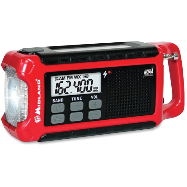 Photos - Other Decoration Midland ER210 E+Ready Compact Emergency Crank Weather Radio - with NOAA All Hazard, Weather Disaster - AM, FM 