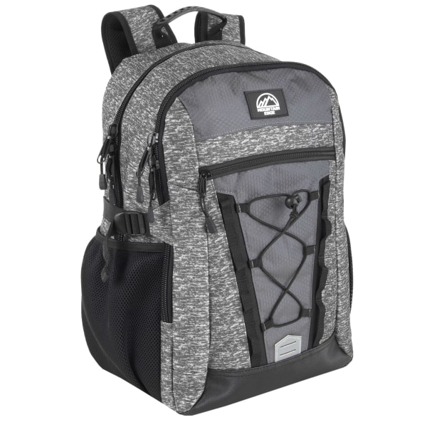 Trailmaker Casepack Bungee Backpacks Gray Pack Of 24 Backpacks