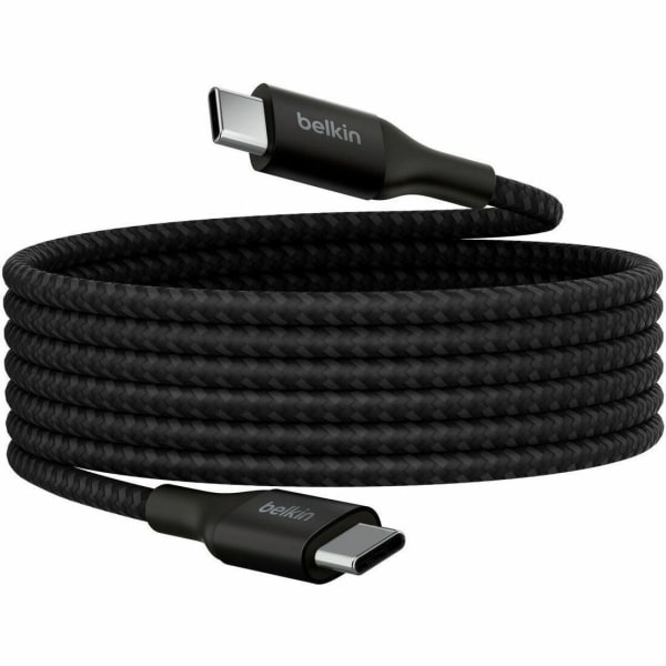 Belkin BoostCharge 240W USB-C to USB-C Cable, 6.6 ft - Black