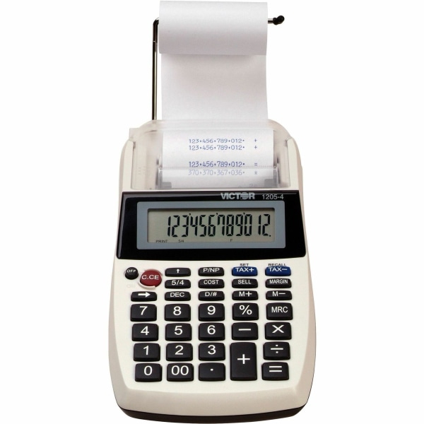 ®  Commercial Desktop Printing Calculator - Victor 1205-4