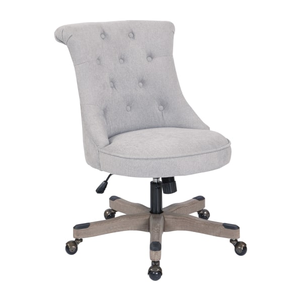 Office Star Hannah Tufted Office Chair, Fog/Gray