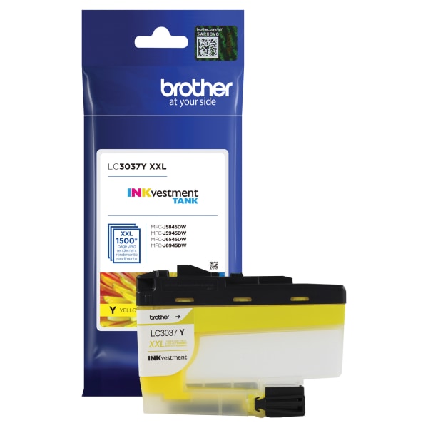 Brother® LC3037 Yellow Super-High-Yield Ink Cartridge