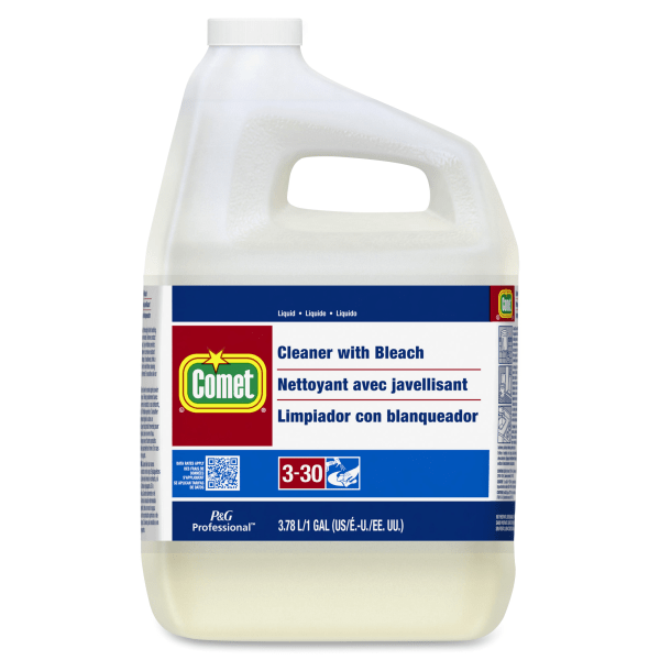 Photos - Cleaning Agent Comet Liquid Cleaner with Bleach - Liquid - 128 fl oz  - 3 / Carton - Red 02291CT (4 quart)