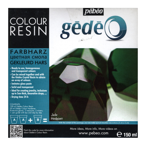 EAN 3597580073632 product image for Pebeo Gedeo Color Resin, Jade, 750 Ml | upcitemdb.com