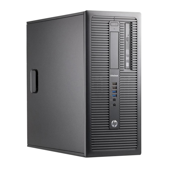 EliteDesk 800 G1 Refurbished Desktop PC, Intel® Core™ i3, 8GB Memory, 120GB Solid State Drive, Windows® 10 - HP RF610303