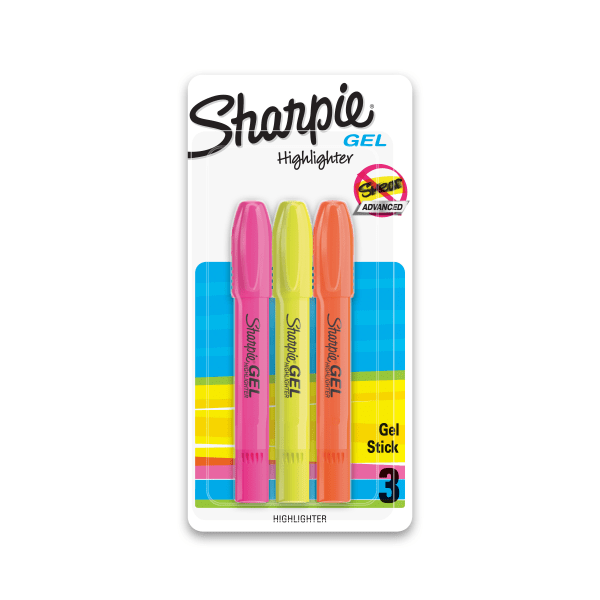 UPC 071641029200 product image for Sharpie® Accent® Gel Highlighters, Assorted Ink Colors, Pack Of 3 | upcitemdb.com