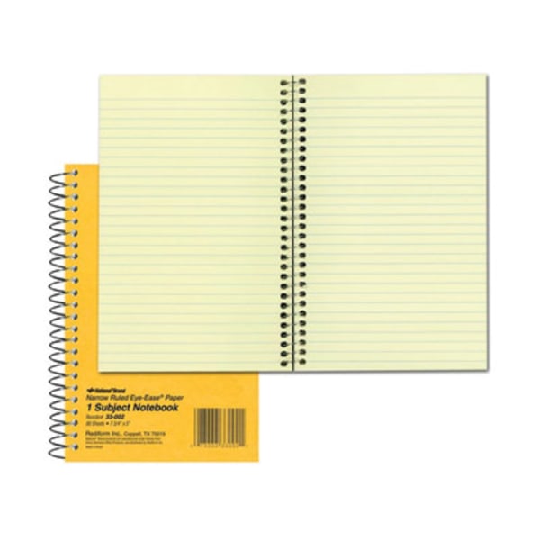 Photos - Notebook National Rediform® Brown Board , 5" x 7-3/4", 1 Subject, 80 Sheets, Brown 